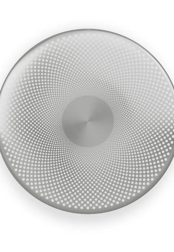 Stilren silverfärgad lampa 2024 från Northern.