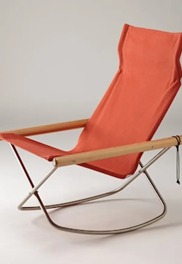 Orange NychairX-bomullsstol i smickrande modell.