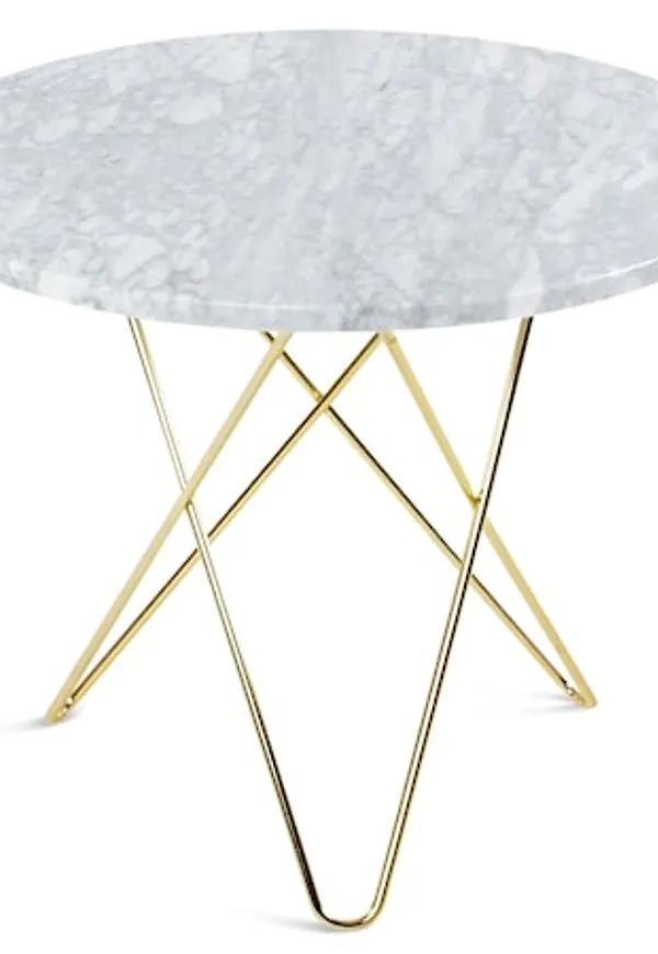 Vit OX DENMARQ-matbord i snygg modell.