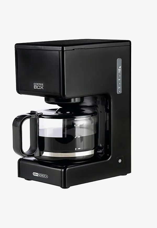 Klassisk kaffebryggare i svart från OBH Nordica.