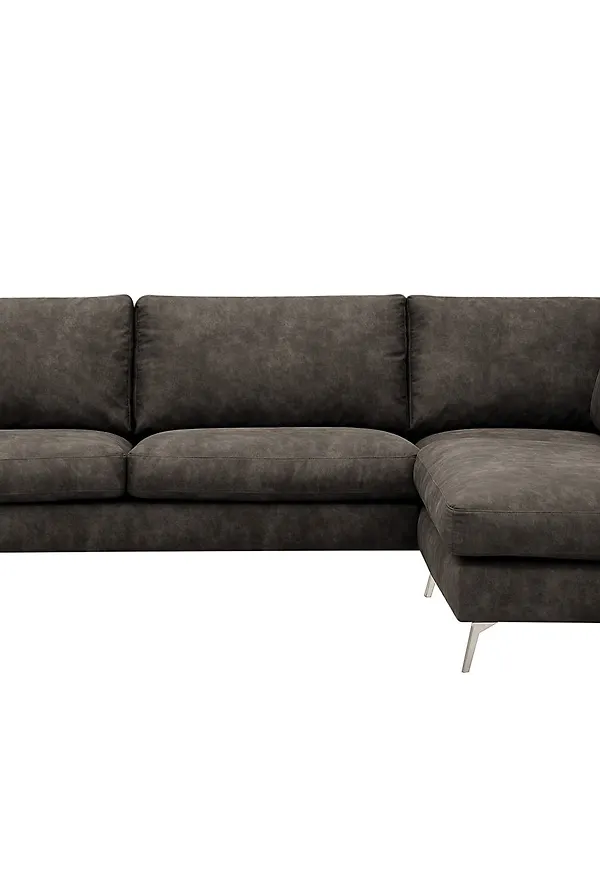 Fantastiskt fin schäslongsoffa i brunt från Scandinavian Choice.