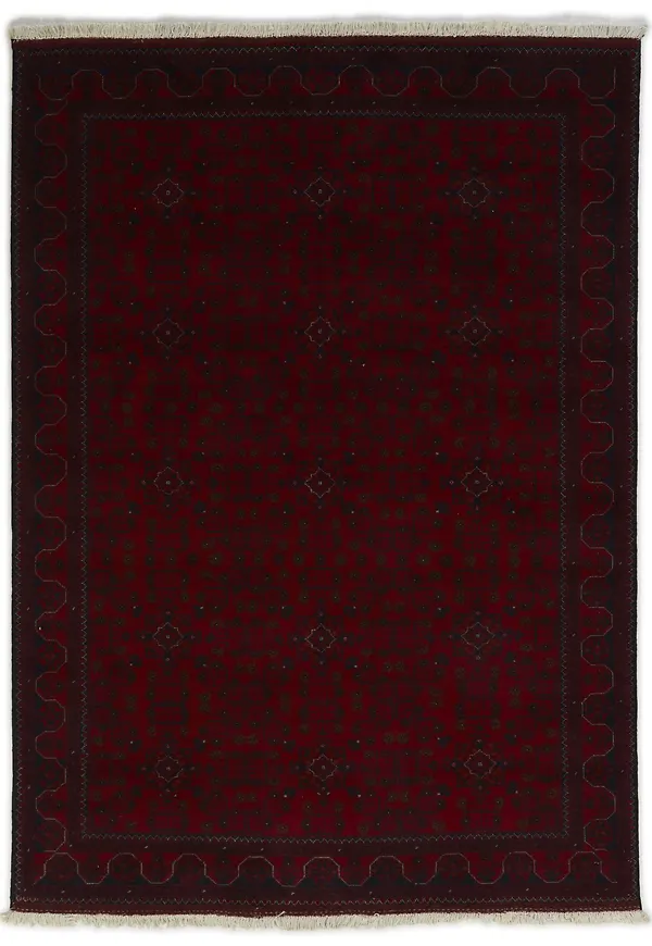Riktigt snygg ullmatta i rött från Rezas.