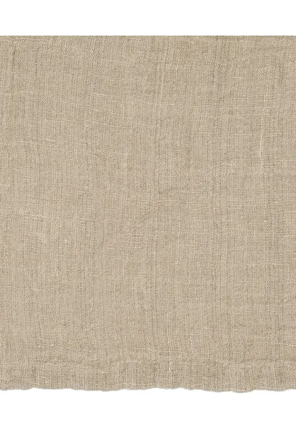 Beige Olsson & Jensen-linneduk i superfin modell.