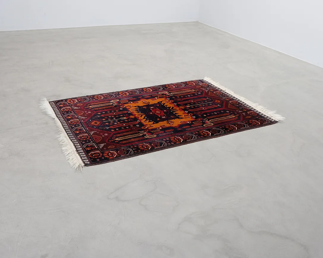 Flerfärgad No brand-matta i elegant modell.