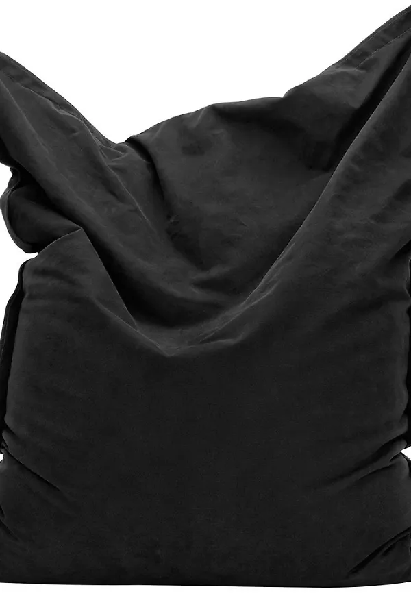 Fin fatboy utemöbel i svart färg gjord i bomull.