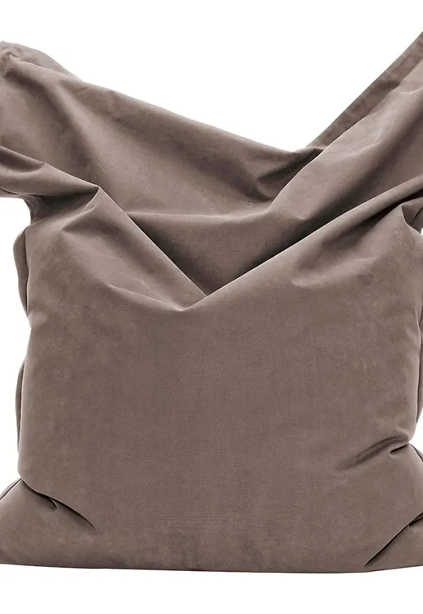 Snygg fatboy utemöbel i brun färg gjord i bomull.