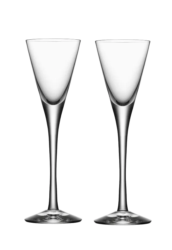 Superfin snapsglas 2026 från Orrefors.
