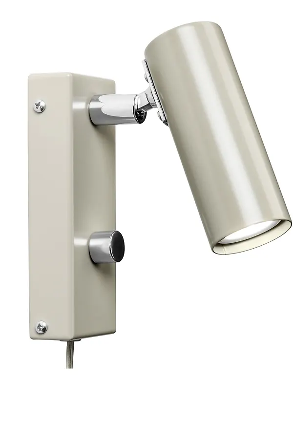 Grå Örsjö Belysning-vägglampa i cool modell.