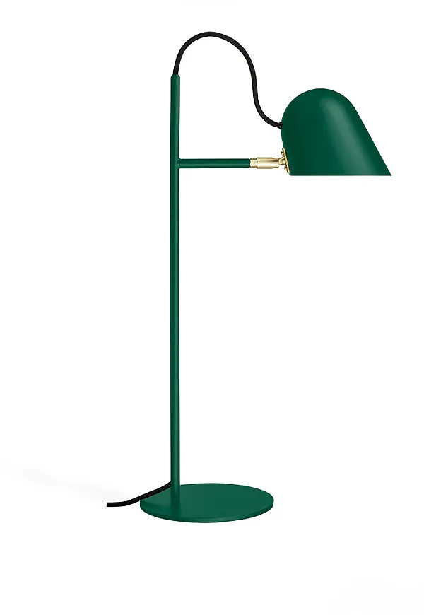 Exklusiv bordslampa i grönt från Örsjö Belysning.