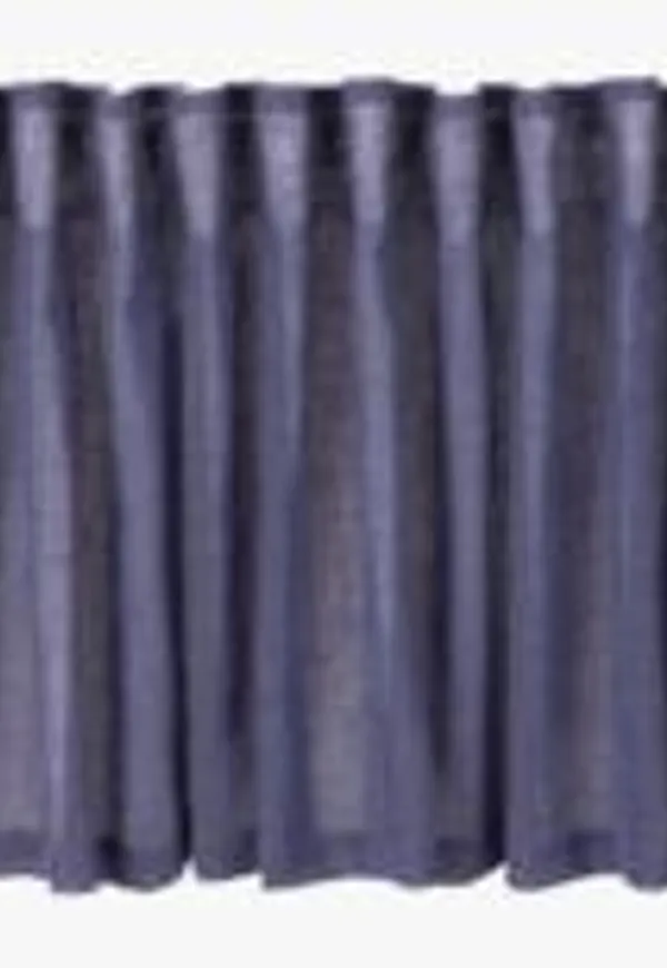 Supersnygg hemtex gardin i blå färg gjord i linne.