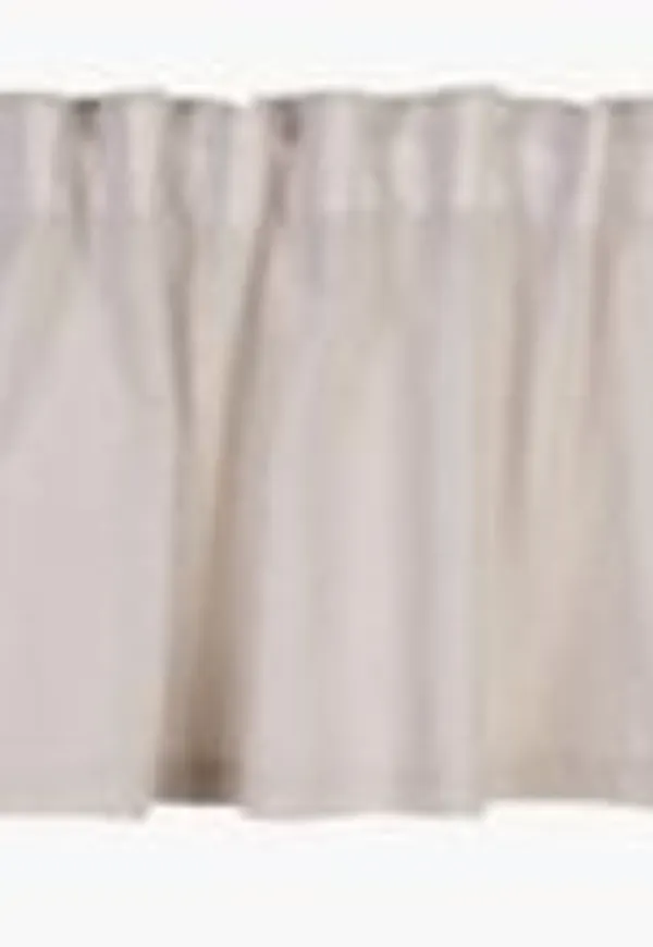 Ljusbeige hemtex-julgardin i komfortabel modell.