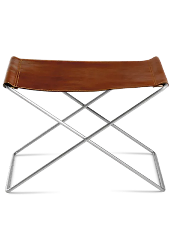 Exklusiv brun pall i läder från OX DENMARQ.