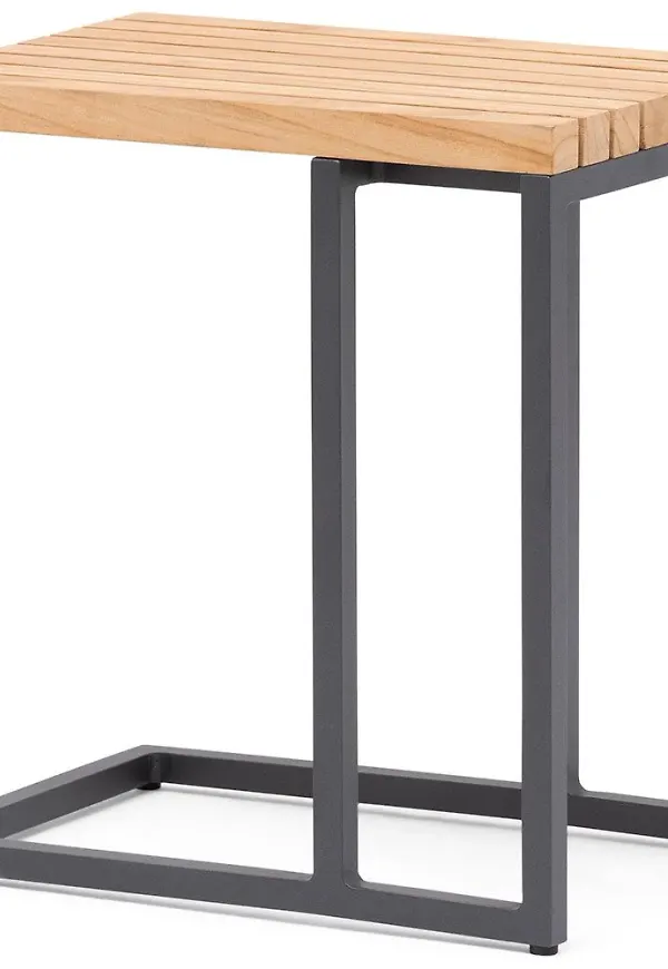 Riktigt fin grå bord i teak från Hillerstorp.