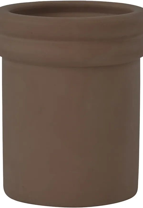 Riktigt fin kruka i brunt från OYOY.