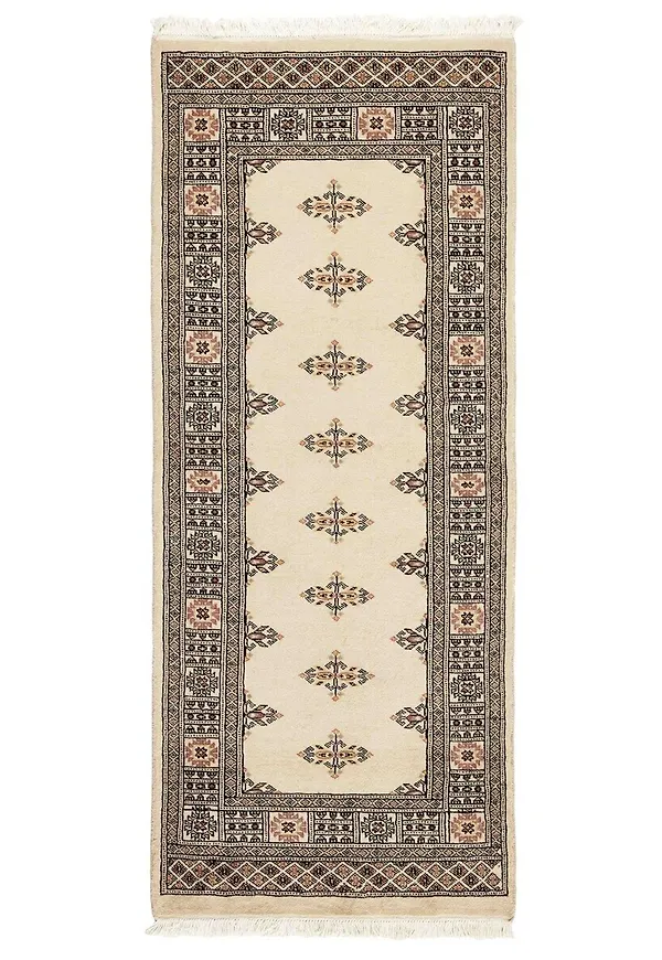 Beige Rezas-matta i klassisk modell.