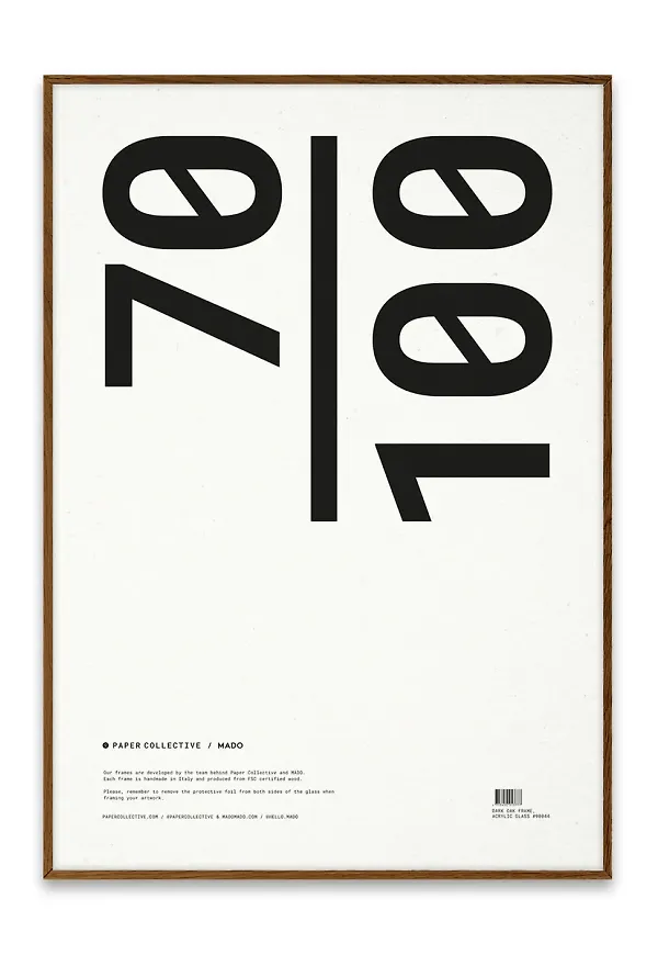 Elegant ramar i brun färg gjord i ek.