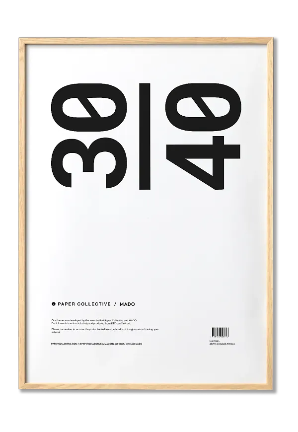 Komfortabel ramar 2026 från Paper Collective.