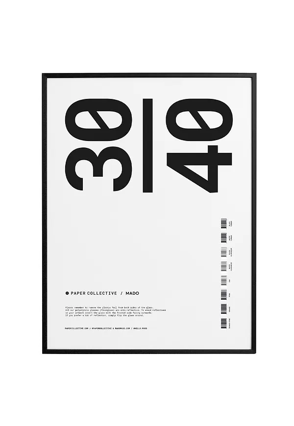 Exklusiv ramar i ek från Paper Collective.