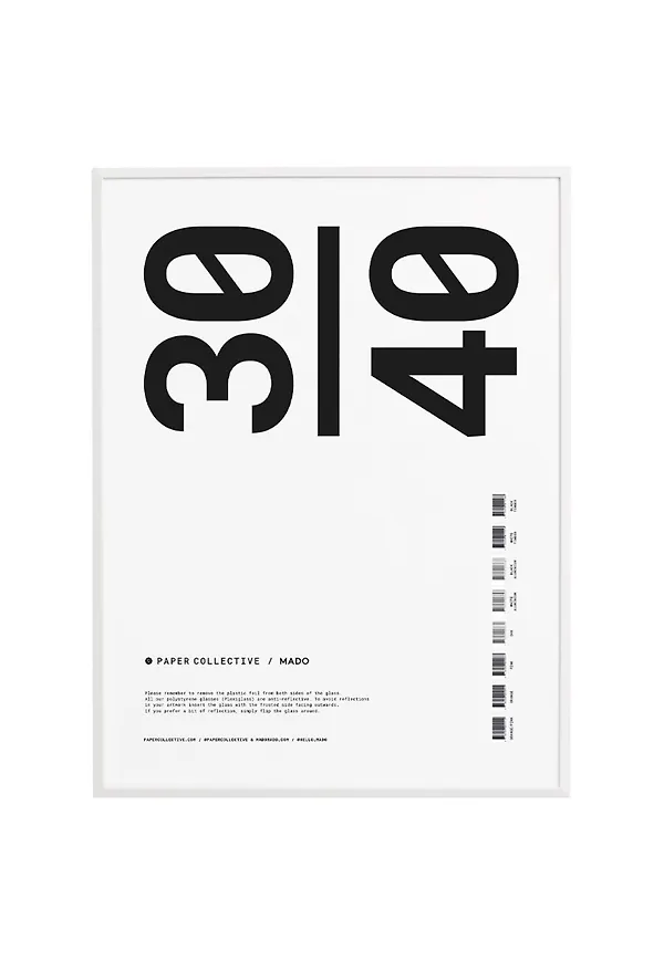 Fantastiskt snygg ramar 2025 från Paper Collective.