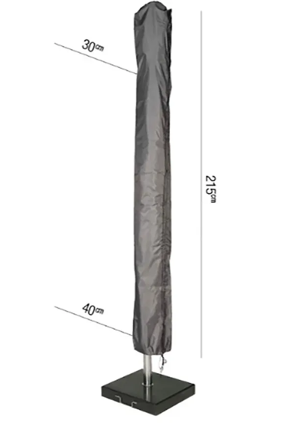 Svart AeroCover-trädgårdsmöbel i elegant modell.