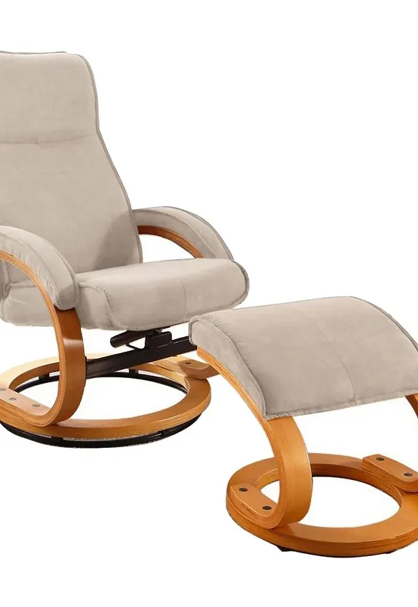 Smickrande beige fåtölj 2026 från Loft24.