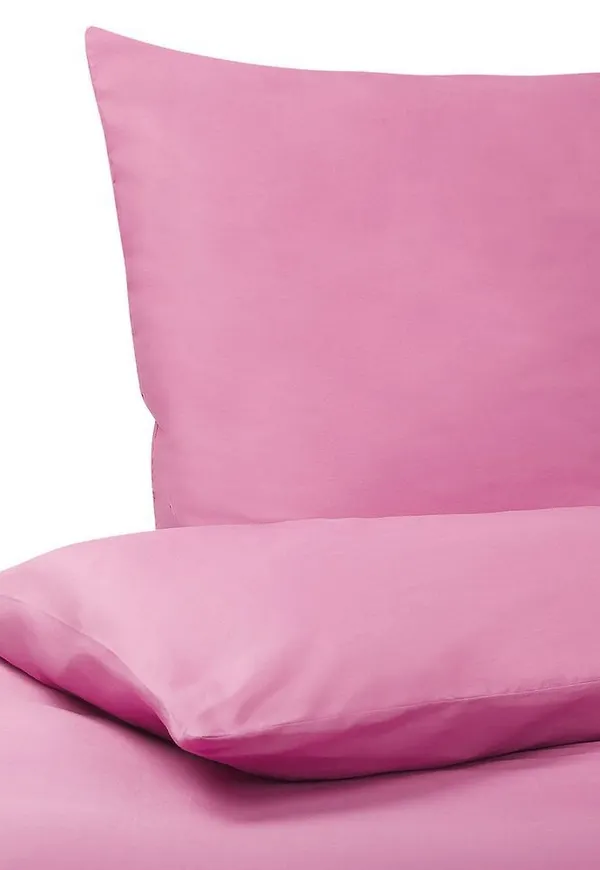 Riktigt fin örngott i rosa färg gjord i bomull.
