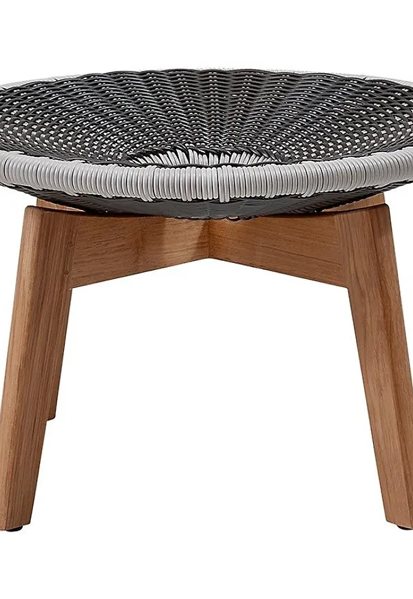 Cool soffbord i grå färg gjord i teak.