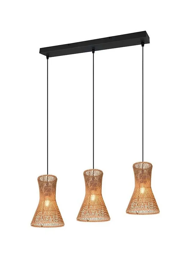 Svart Trio Lighting-glödlampa i riktigt trendig modell.