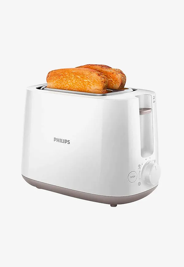 Supersnygg brödrost i vitt från Philips.