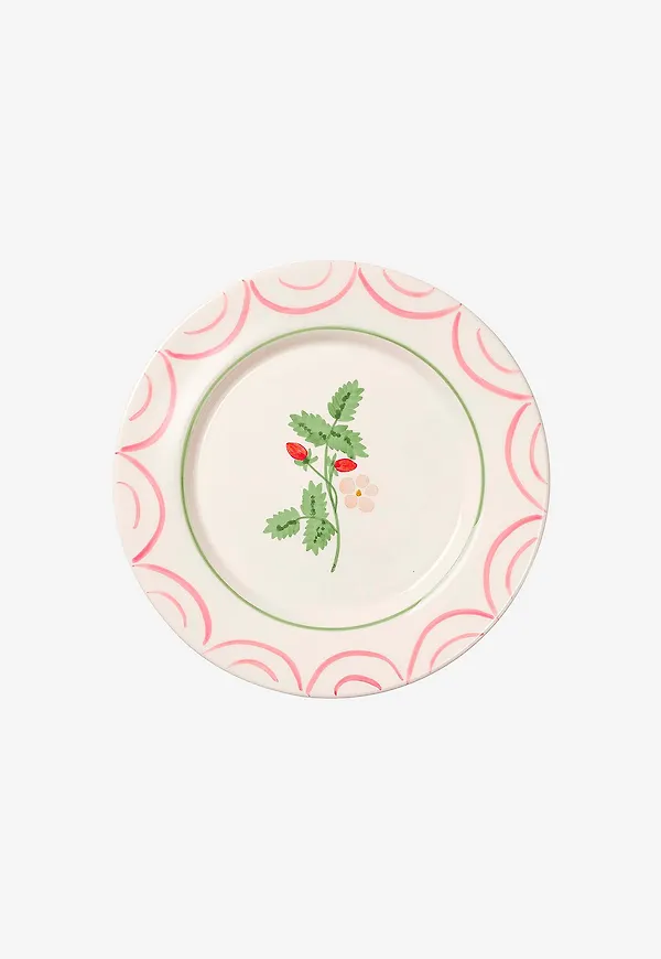 Klassisk assiett i rött från PICK A POPPY.