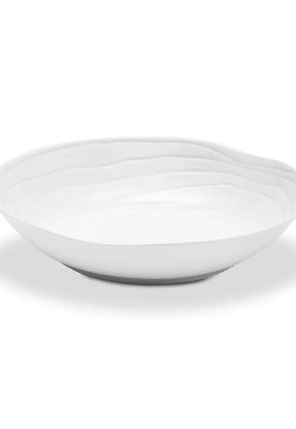 Vit Pillivuyt-pastatallrik i moderiktig modell.