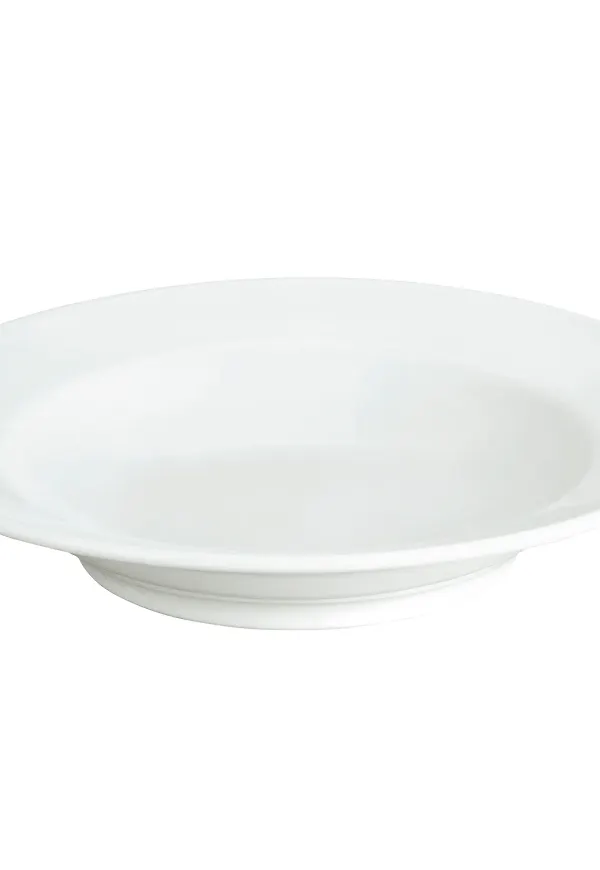 Mysig pastatallrik i vitt från Pillivuyt.