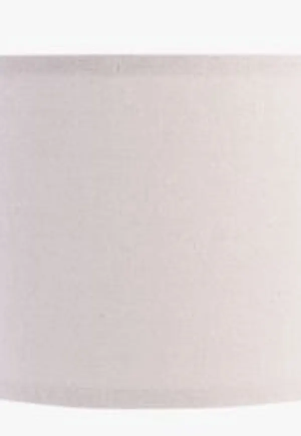 Snygg hemtex lampa i beige färg gjord i bomull.