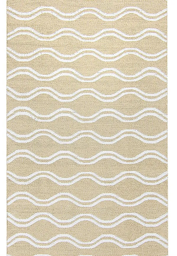 Otroligt fin matta i beiget från Beige matta - mönster.