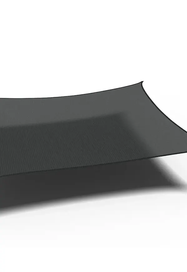 Stilriktig solsegel i svart från Platinum Sun & Shade.
