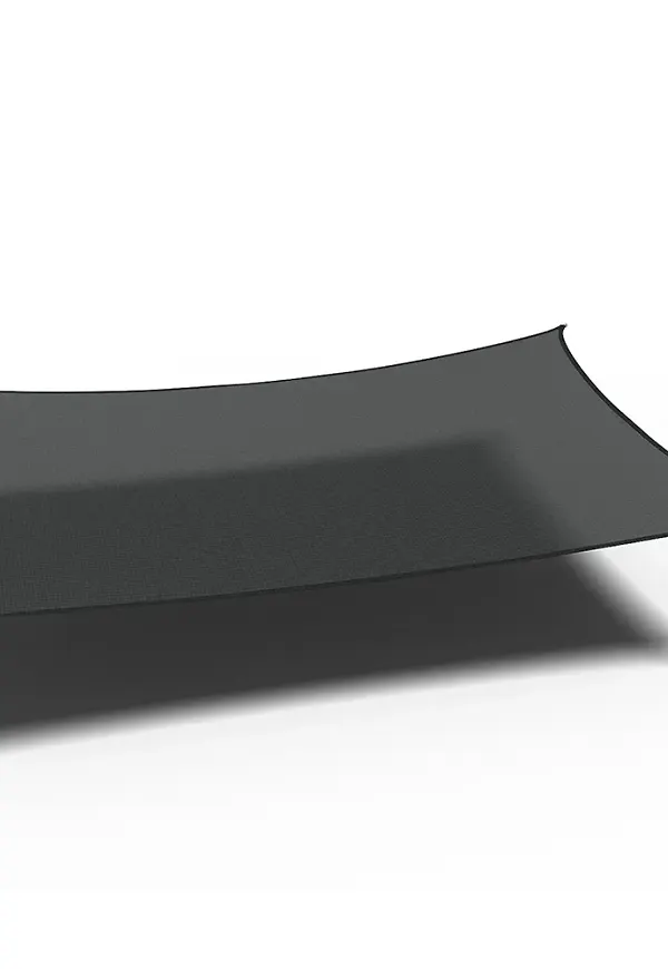 Trendig solsegel i svart från Platinum Sun & Shade.