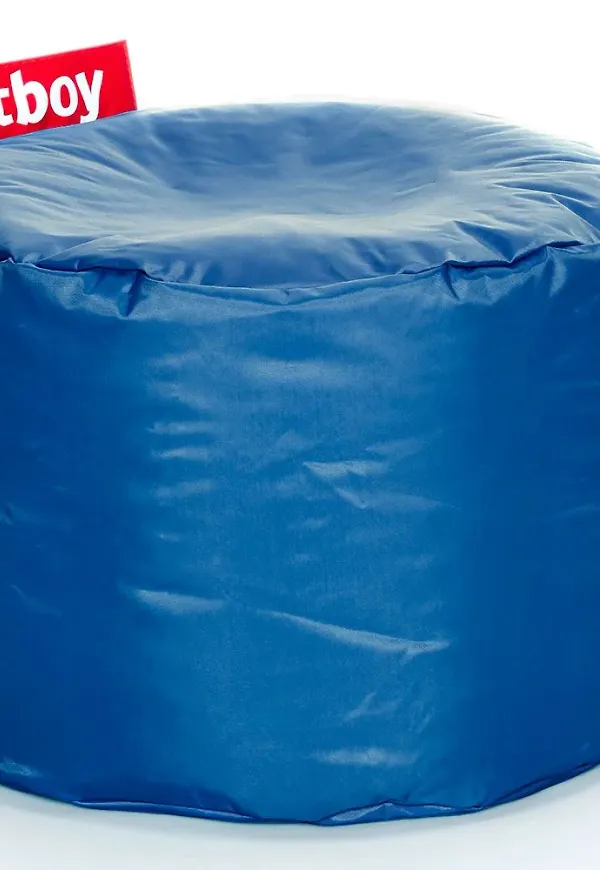 Blå Fatboy-pall i skön modell.