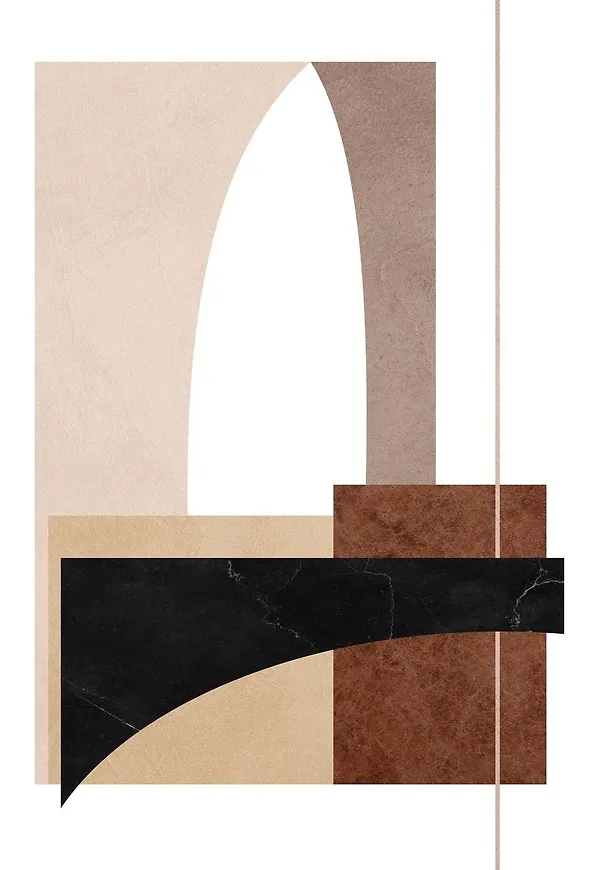 Beige Venture Home-poster i jättefin modell.