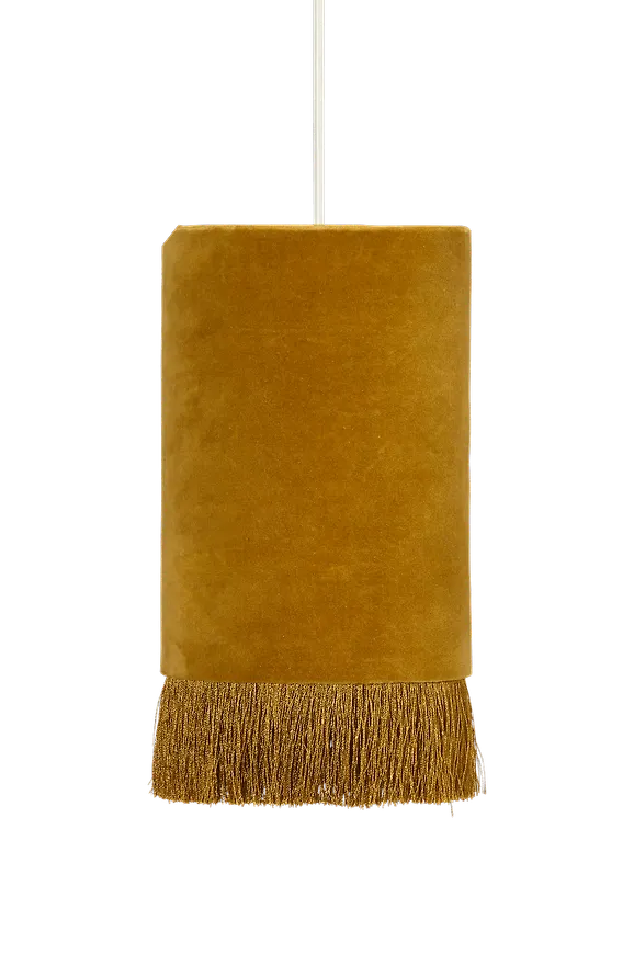 Guld PR Home-lampa i snygg modell.