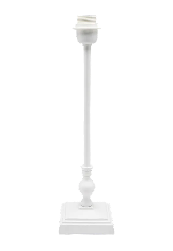 Vacker bordslampa i vitt från PR Home.