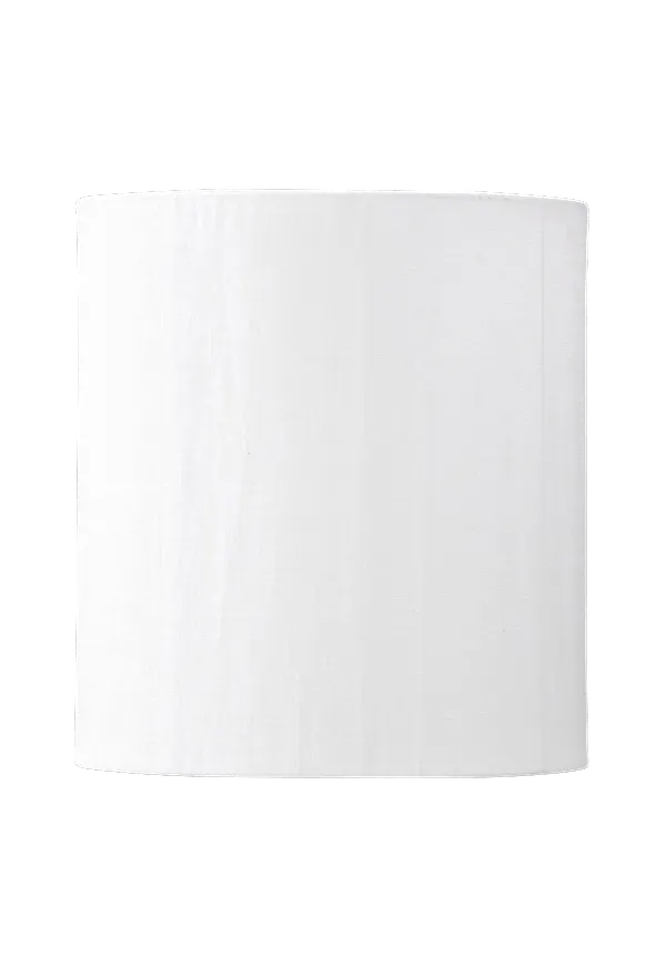 Modern utomhuslampa i vit färg gjord i linne.