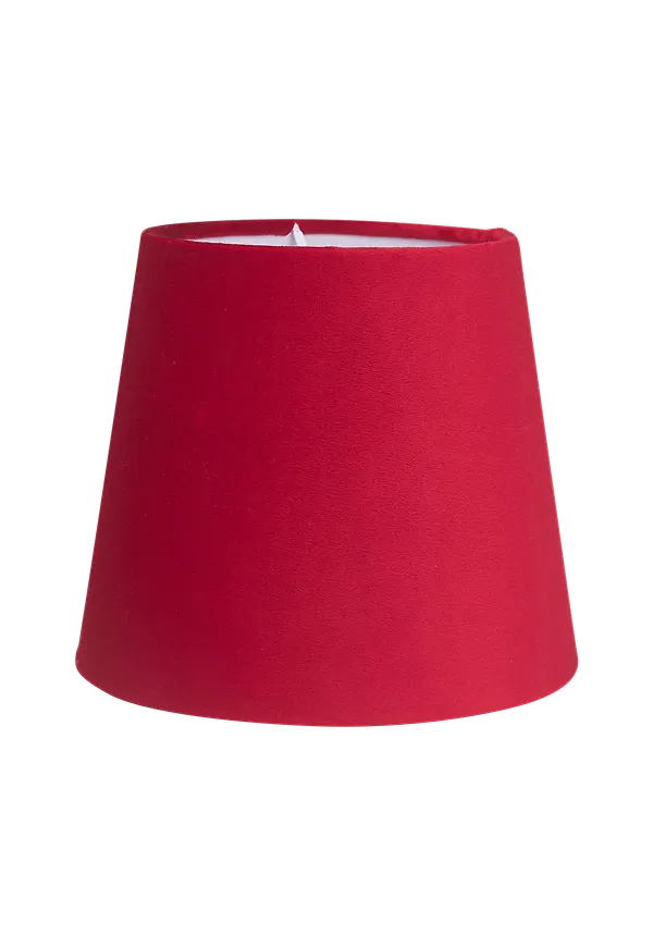 Röd PR Home-lampa i klassisk modell.