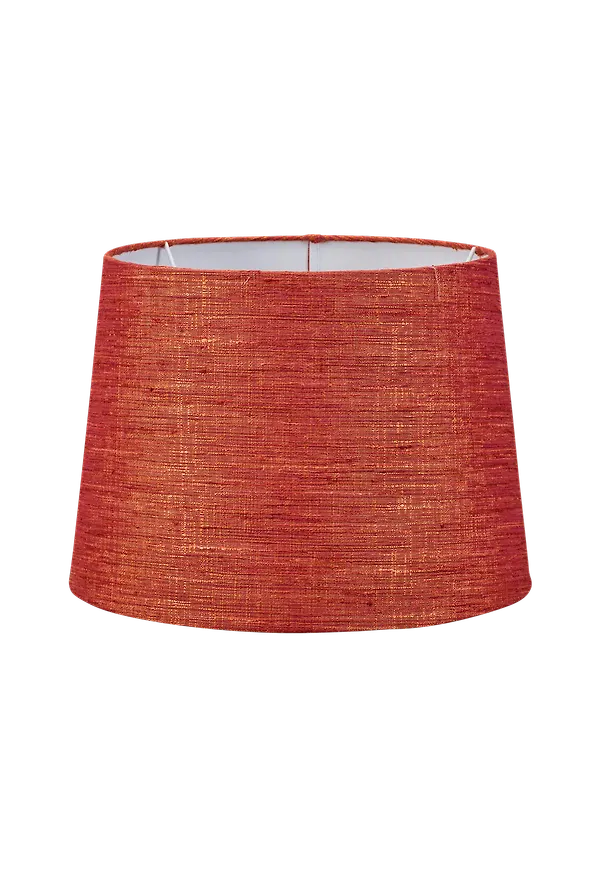 Riktigt fin sidenlampa i rostrött från PR Home.