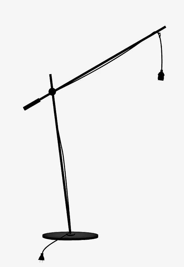 Superfin golvlampa i grått från PR Home.