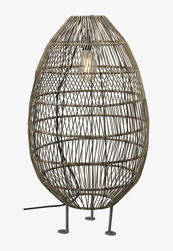 Beige PR Home-golvlampa i söt modell.