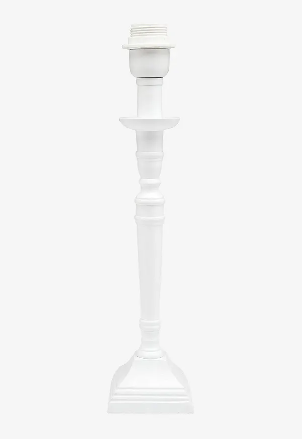Trendig bordslampa i vitt från PR Home.