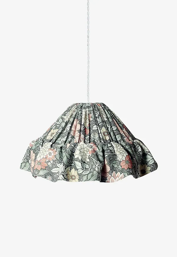 Grön PR Home-glödlampa i elegant modell.