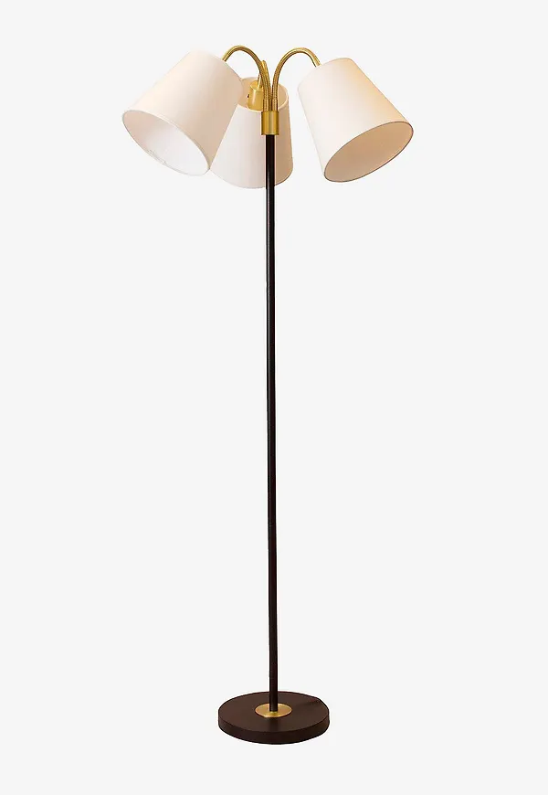 Svart PR Home-golvlampa i ikonisk modell.