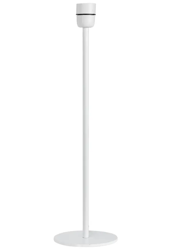 Vit PR Home-lampa i mysig modell.