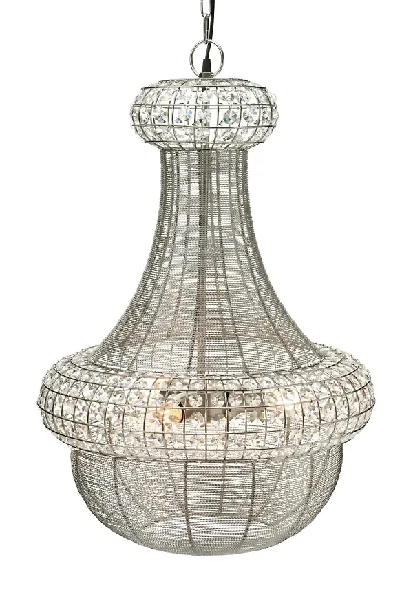 Cool taklampa i silverfärgade från PR Home.